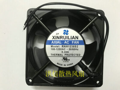  XINRUILAN cooling Fan RAH1238S2 AC 100-125V 50/60 0.30A 12038 12CM 2pin