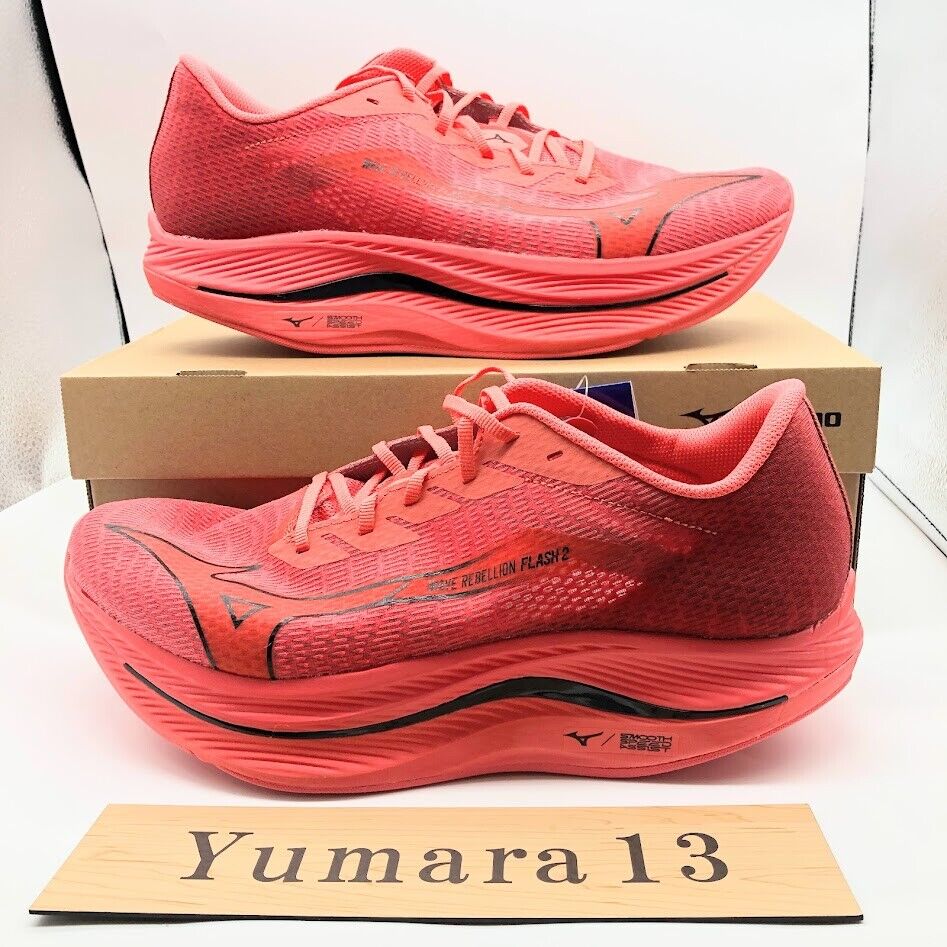 MIZUNO Wave Rebellion Flash 2 Red Width 2E J1GC2436-01 Men's MIZUNO Wave Rebellion Flash 2 Red Width 2E J1GC2436-01 Men's