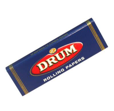 1x FULL BOX DRUM Rolling Papers ( 50 Booklets in Box ) -- SUPER DELIVERY  TIME