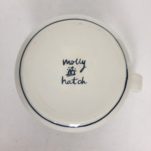 Molly Hatch Coffee Mug 16oz French Bulldog Anthropologie Ceramic Cup New Other - Picture 10 of 11