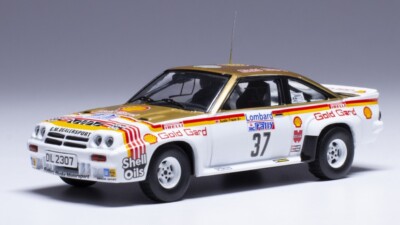 Modellauto Rally Maßstab 1:43 Ixo Modell OPEL MANTA 400 N.37 RAC RALLY 1984...