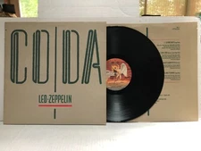 Led Zeppelin CODA Original 1982 Swan Song gatefold AR  EX/EX