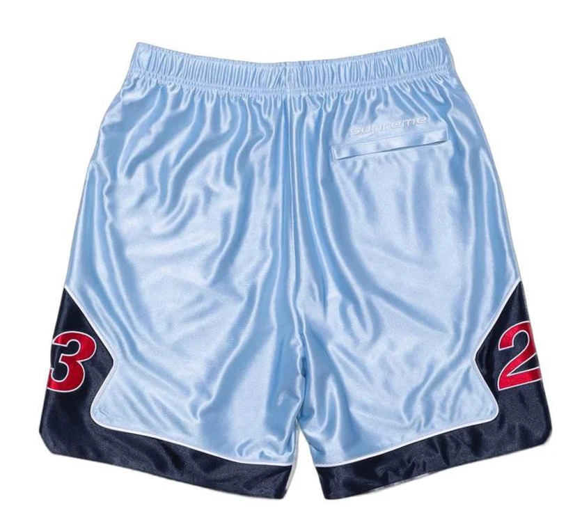 Pantalones Cortos de Calentamiento Supreme Jordan Talla XL Azul Claro FW24 Supreme New York 2024 Nuevos Foto 2 de 4