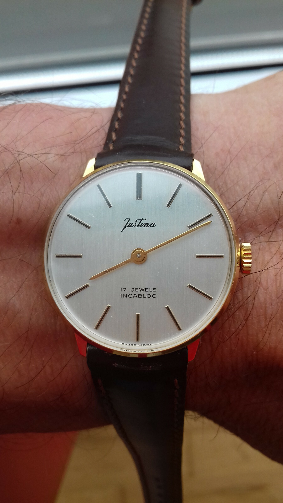 Imagen 6 - Justina 3611 PREMIUM HAND-WINDING VINTAGE COLLECTION 70´s NOS WATCH MONTRE SWISS