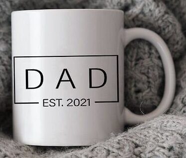 Dad Est 2021 Mug Fathers Day Mug Fathers Day Gift Gift For Father Best Dad Mug