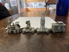 Coca Cola Train Vintage Pewter