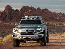 Cars mercedes benz ener g force concept 2012 Desk Mat Stitched