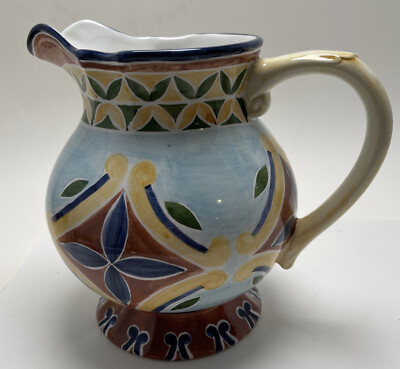 Cellar Ceramic Floral Pitcher Federated Department Stores 2001