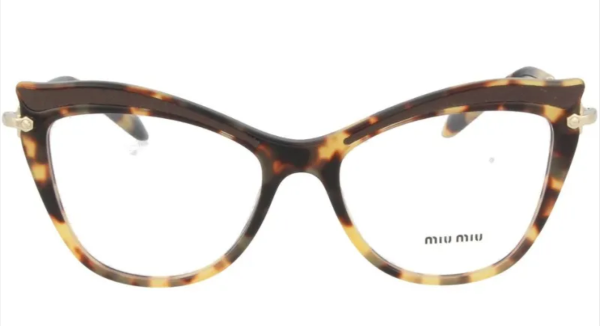 New MIU MIU Eyeglasses VMU 06P VIF-1O1 51-17 140 Tortoise