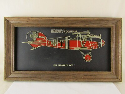 Vintage Wall Plaque 1917 ALBATROS D-V