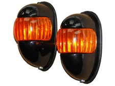 1 Paar Blinker mit Stahlgehäuse für Eicher Oldtimer - Traktor Blinkanlage