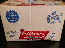Old German Beer Cardboard Bottle Case Box Advertising Display Cumberland (B)