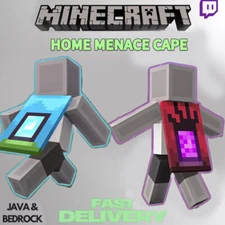 Minecraft - Menace&Home Cape Twitch Cape -  Java & Bedrock | PC XBOX PSN  Switch