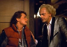Christopher Lloyd Michael J. Fox Back to The Future Picture Photo 4x6