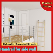 Mobility Adjustable Aluminum Handrail suitable for Steps/Stairs Side Walls