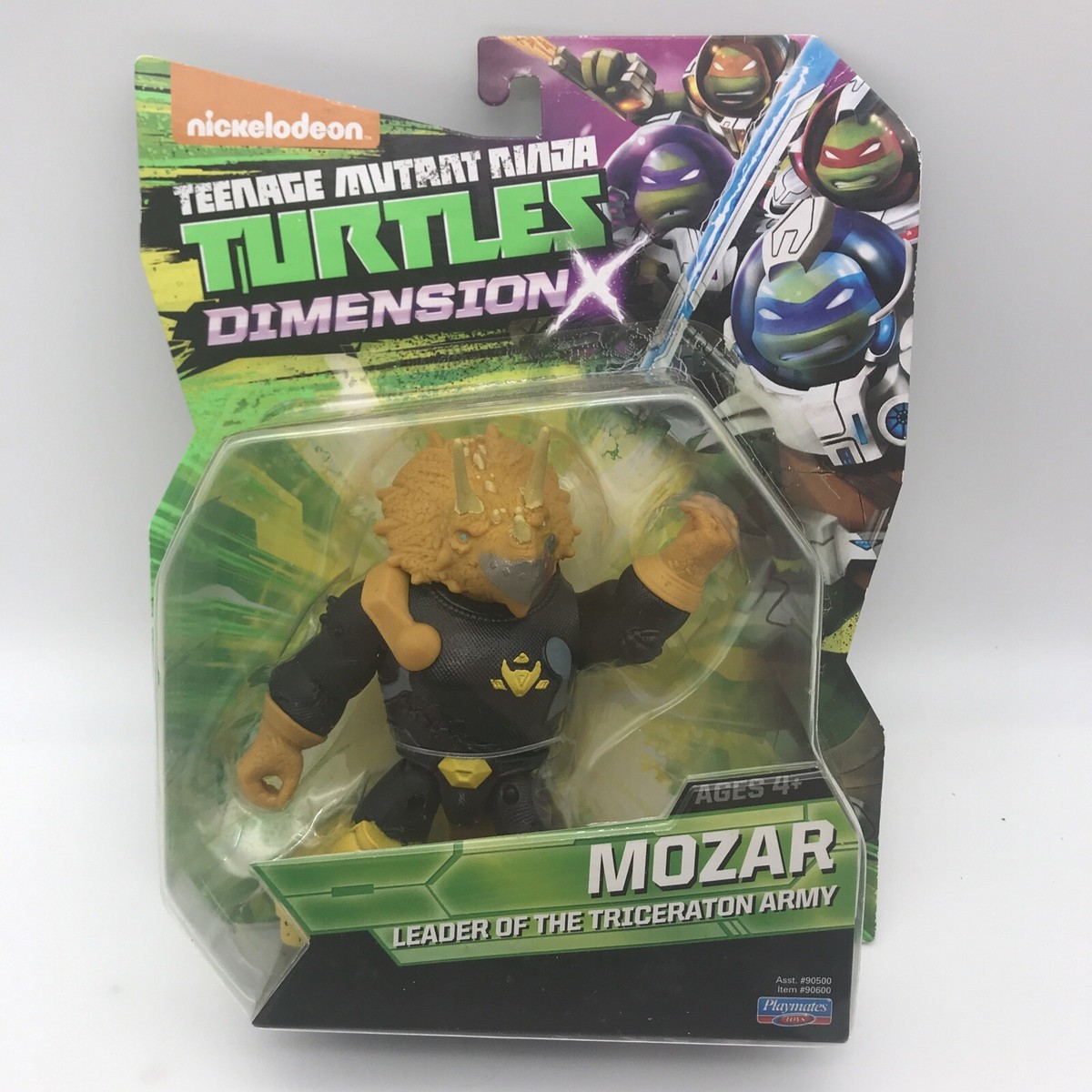 Figurine TMNT Tortue Ninja Mozar Dimension Turtles Figure Playmates New
