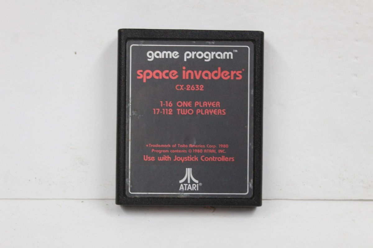 Space Invaders (Atari 2600, 1977) Text Label Version | eBay