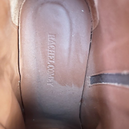 Rachel Comey Ankle Booties in Whiskey Natural Size 6 Leather Slip on 3” Heel - Picture 5 of 9