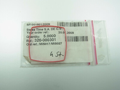 MAURICE LACROIX Miros Boden Dichtung Case Back Gasket MI5017 MI5027 original NOS