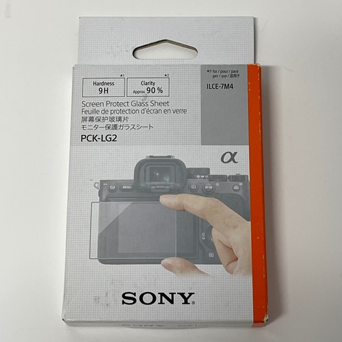Véritable feuille de verre de protection d'écran Sony PCK-LG2 dureté Cyber Shot ILCE-7M4 - Photo 2 sur 3