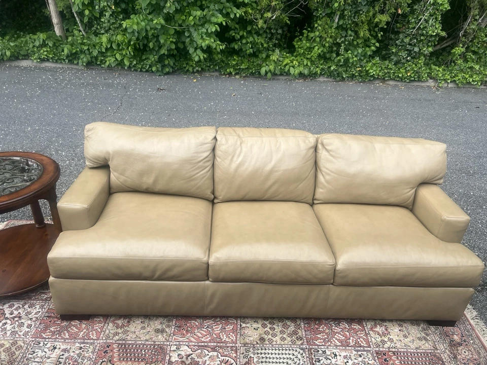 Sofá de cuero Bernhardt Foto 4 de 4