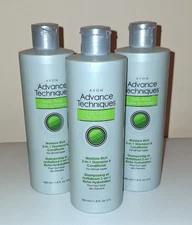 3 Bottles Avon Advance Techniques Daily Shine 2-In-1 Shampoo & Conditioner, new