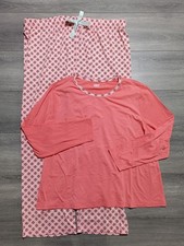 Lands' End Pajama Set 2 Piece Knit Adult Womens Super Soft 2XL