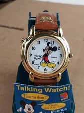 Vintage Lorus Talking Mickey Mouse Watch With Sound