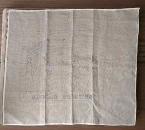 Vintage Bathing Beauties Rug Hooking Pattern 44.5x39.5 Linen 1920s Art Deco