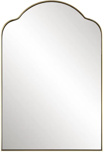 Sidney Arch Mirror in Stainless Steel and MDF - Elegant Home Decor - Picture 2 of 6