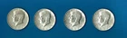 1967  KENNEDY HALVES (4) 40% SILVER