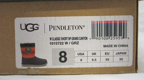 Botas UGG X Pendleton Edición Limitada Parque Nacional Gran Cañón para Mujer Talla 8” - Imagen 17 de 17