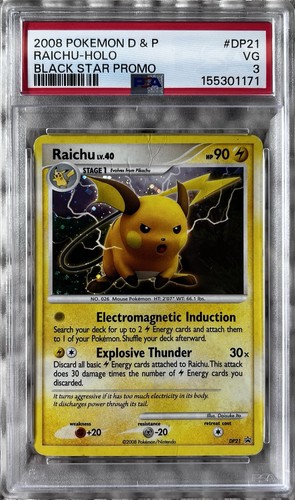 Raichu graded PSA 3 for sale on eBay