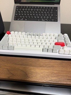 Keychron Q1 Pro Shell White US Layout Red Switch Mechanical Wireless Gebraucht