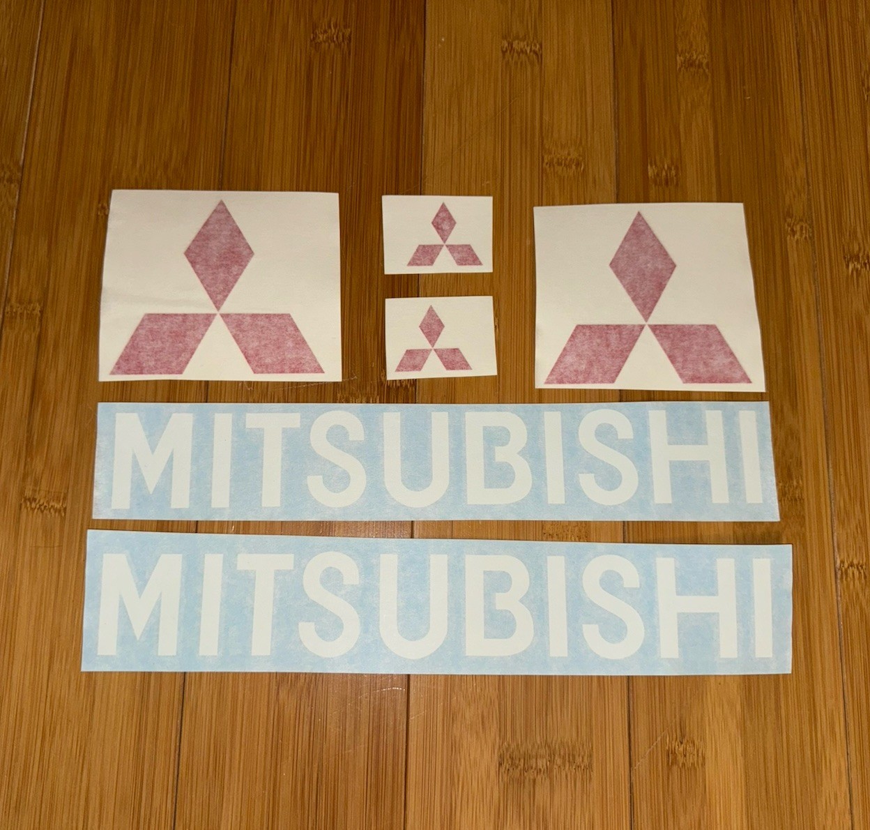 Mitsubishi Forklift decal kit (set of 6) Stickers Replacement Lift Equipment