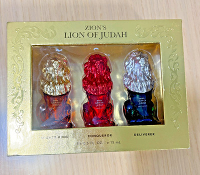 Zions Lion Of Judah 3pc Cologne Gift Set Mighty King Conqueror Deliverer New