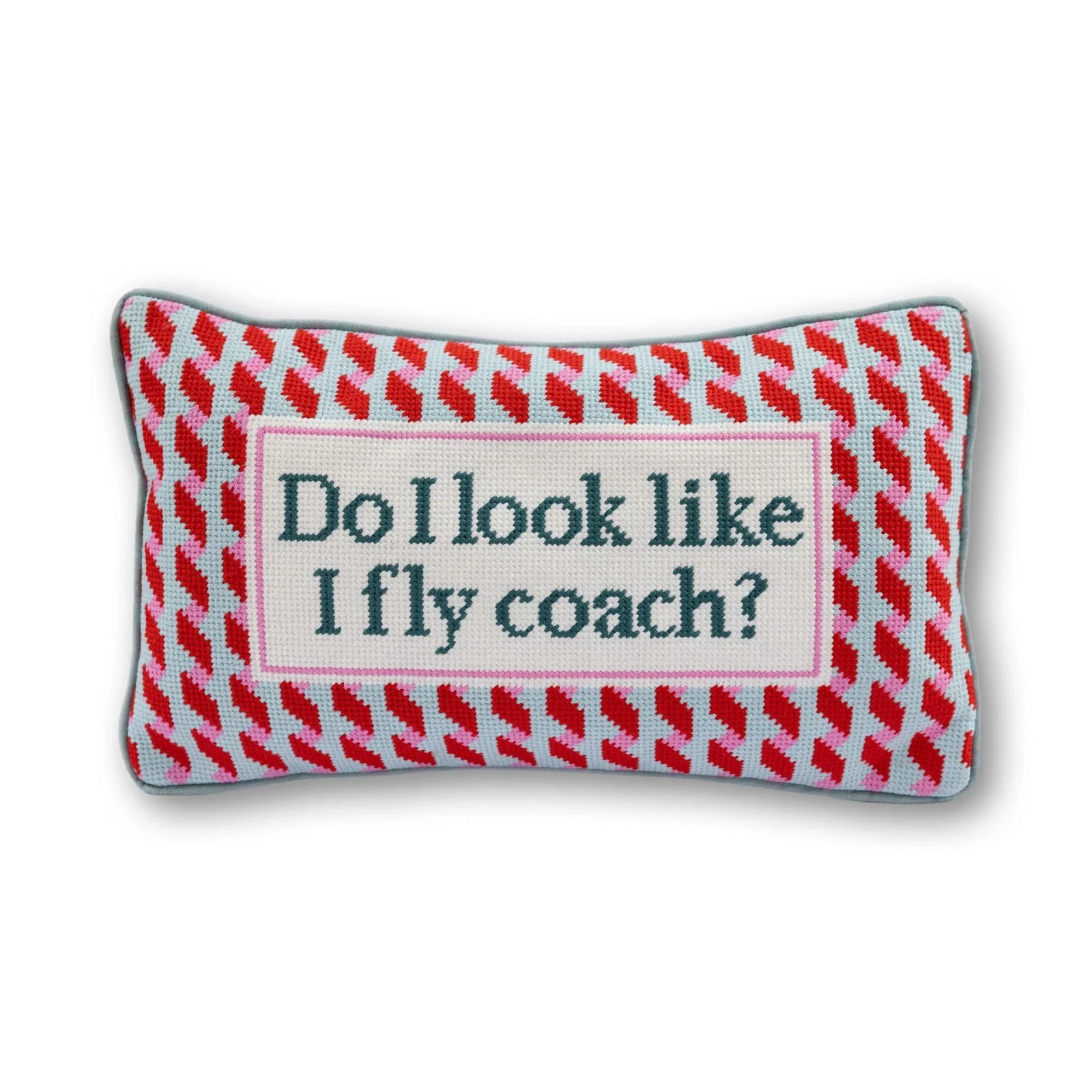 Furbish - Fly Coach Needlepoint Pillow 9" x 15" Needlepoint Pillow - FP-147