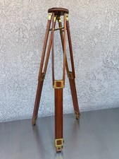 Vintage Folmer Speed Graflex Camera Portable Crown Tripod N0. 1 Wood  Brass