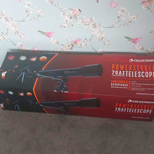 Celestron PowerSeeker 70AZ 70mm Refractor Coated 165x Altaz Tripod, 3EP