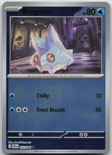 Bergmite 023/086 Common Chaos Rising Pokemon Reverse Holo Near Mint