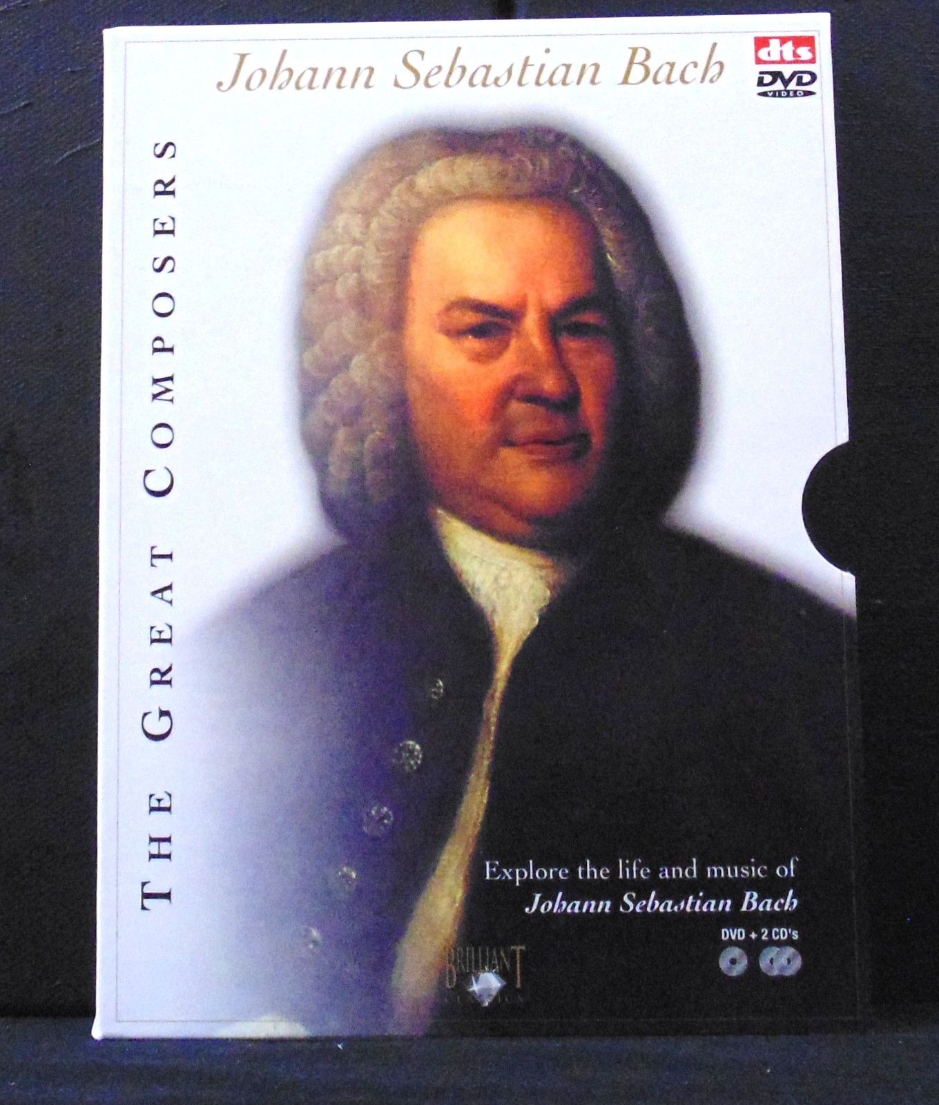 JOHANN SEBASTIAN BACH THE GREAT COMPOSERS - DVD+2CDs