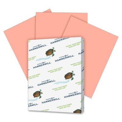 Hammermill Paper, Salmon, 20lb, 8.5x11, Letter, 500 Sheets/1 Ream (103119R)
