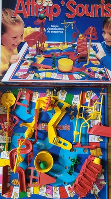 Jeu De Société 'Attrape-Souris' MB 1986 - Incomplet (Manque Pièces) - Occasion Collection