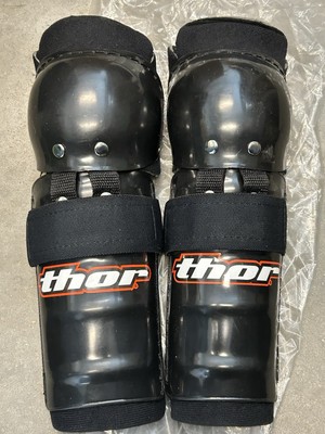 Thor Mx Motocross Hinged Knee Pads Shin Guards Racing Size Kids Youth Small WM06