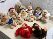 Vintage Russ Gonga monkey lot Of 10  2 Unbranded Ones