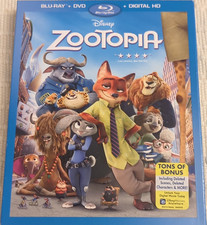 Disney Zootopia Blu-ray DVD Digital HD Deleted Scenes Animation Family