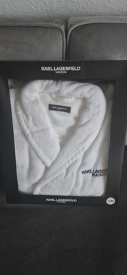 Bademantel Karl LAGERFELD Weiß S/M