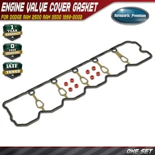 Engine Valve Cover Gasket Set for Dodge Ram 2500 Ram 3500 1998-2002 L6 5.9L OHV