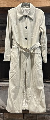 Women s AVEC LES FILLES Banana Milk Cutaway Coat Size M NWOT **A11