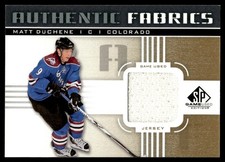 2011-12 SP Game Used Authentic Fabrics Jersey Matt Duchene #AF-MD